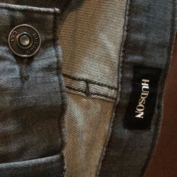 New Hudson Grayish Black Slim Straight Jeans. Men’s 34 - Picture 4 of 5